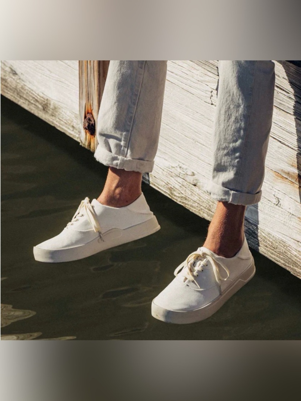 OluKai Tradewinds Everyday Lace-Up Sneakers Off-White NWT Men’s Multiple Sizes - Picture 9 of 14